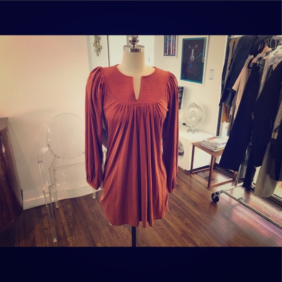 Hengst 100% silk boho tunic with quilted yoke - Picture 1 of 3